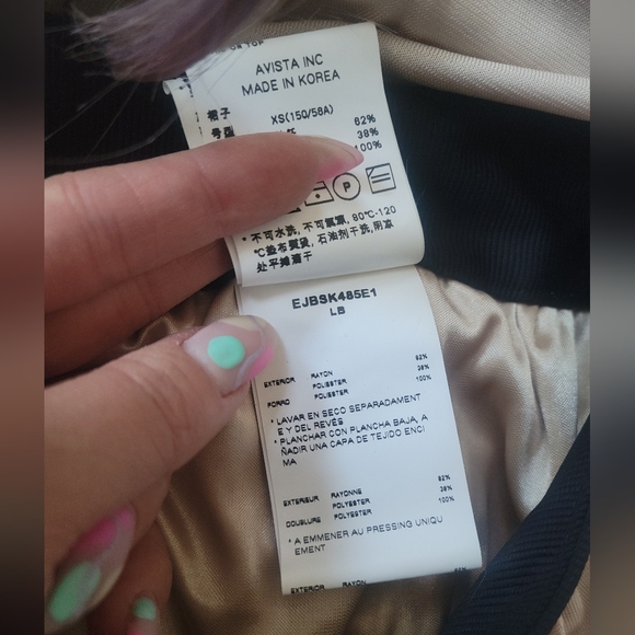 Faux Wrap Drape Skirt - Size XS - Picture 4 of 7